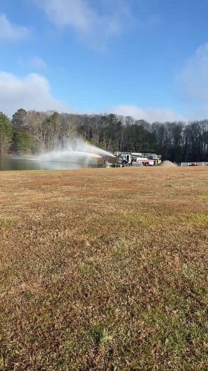 Pump test this beautiful Monday morning! 💧💦 | Brindlee Mountain Fire Apparatus