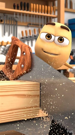 How a Saw Works (It Explains 😆) #aianimation