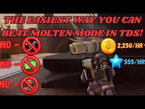 The EASIEST way to beat solo molten mode in TDS!