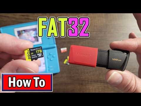 Format Fat32 Any SD Card Or USB Drive How To Guide 2026