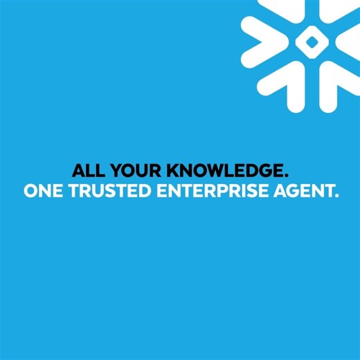 Snowflake Intelligence: All Your Knowledge. One Trusted Enterprise Agent. | Manon Duveau