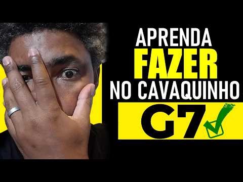 Como Fazer um ACORDE G7 No Cavaquinho (Passo a Passo) ✅
