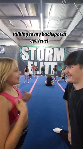 Eye-Level Conversations in Cheerleading Dynamics
