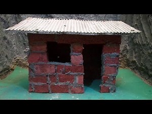 COMO FAZER CASINHA ORNAMENTAL E TIJOLO COM CIMENTO