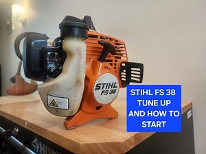 Stihl FS 38 Tune up and How to Start