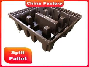 [Hot Item] Excellent Chemical Resistance Grey Spill Pallet for Chemical Spill Control