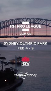 1.4K views · 281 reactions |  FIH Pro League is back in Sydney for the first time in 2 years! This February, witness the Hockeyroos and Kookaburras face off against some of the world's best hockey nations at Sydney Olympic Park. With 12 games across 6 days, every ticket gets you access to TWO thrilling matches each day. Don’t miss this chance to experience world-class hockey action live! ️ Grab your tickets now: bit.ly/sydney-pl-tix | Hockey Australia | Facebook