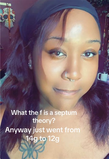 My mental illness is on FULL display. 🖕🏾😝🖕🏾 • • • • • • • #fyp #fypシ #septum #septumpiercing #blacktiktok #blackgirl #blackgirlmagic