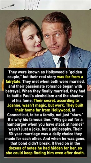 Paul Newman and Joanne Woodward's Secret to 50 Years of Marriage