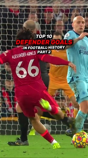 Top 10 defender goals in football ⚽️ 🔥 #football #soccer #defender #longshot