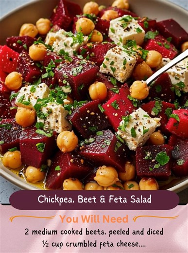 13K views · 29 reactions | Chickpea, Beet & Feta Salad with...