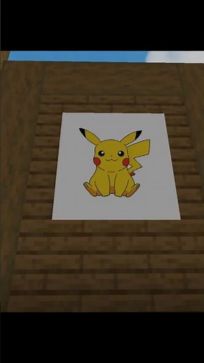 I Made Custom Paintings in Minecraft Bedrock Edition in 1 Click 🤫