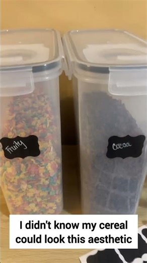 Cereal Storage Hack That Keeps It Fresh & Organized 🥣✨