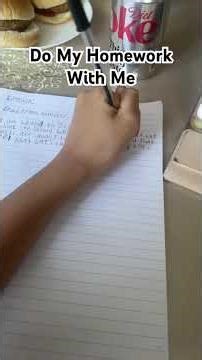 Do My Homework with Me (don’t mind Jkrew I’m a big fan and I like watching while I do homework)