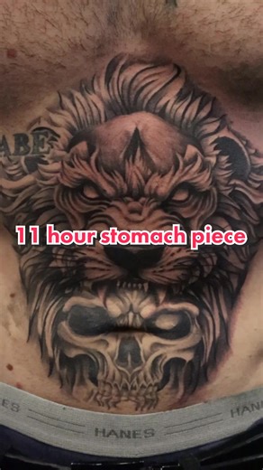 Extensive Stomach Tattoo: 11 Hour Masterpiece