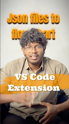 Vs code extension- json file to flow chart
