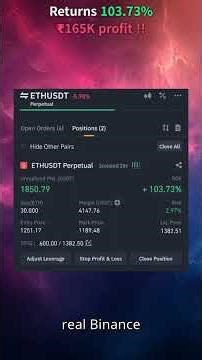 Minimise Loss Using Binance Advanced Futures: Beginner Quick Guide