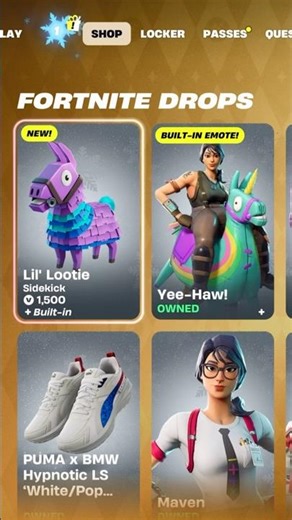Fortnite Lil Lootie Sidekick Item Shop!