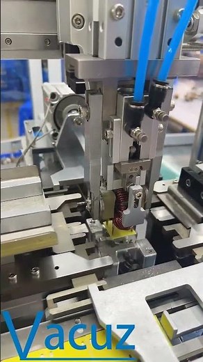 Automatic Common Mode Toroidal Coil Inductor Lead Wire Pin Forming Cutting Base Assembly Machine