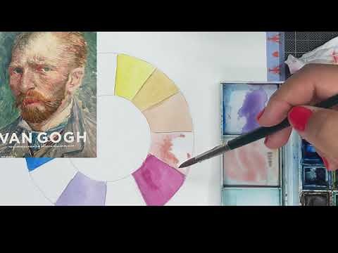 Cómo crear un Círculo Cromático de 12 colores | Tutorial Acuarela