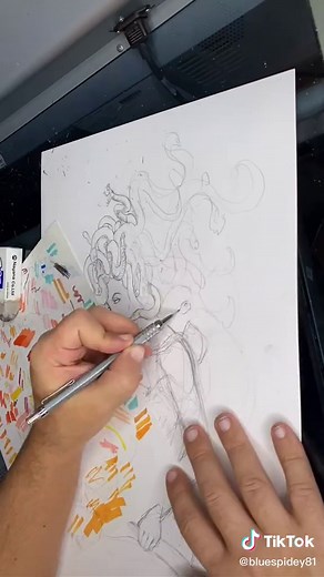 #EasyDIY #fyp #medusa #art #headless #mythical #wip #drawing #trusttheprocess