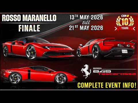 CSR 2 | ROSSO MARANELLO🔥FINALE🔥 EVENT INFO!