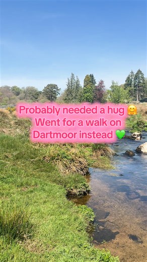 Probably needed a hug 🤗 went to Dartmoor instead 💚 #Dartmoor #Hug #peace #nature #outdoors #love #views #calm #peace #moments | Dartmoor National Park