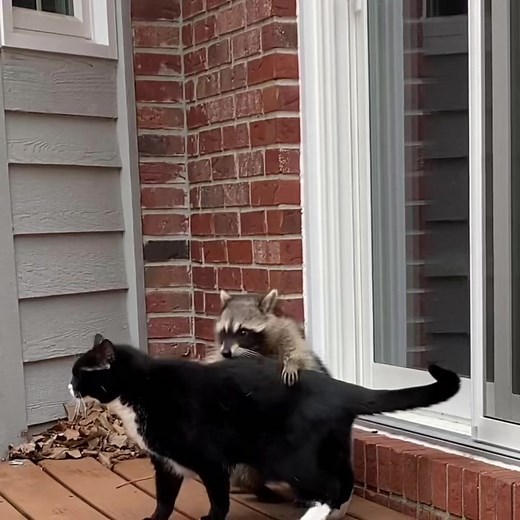 Cat and Raccoon Friendship: Heartwarming Moments