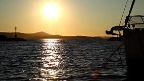 Boats and Yachts Enter and Exit Marina at Sunset in Biograd Stock Video - Video of sail, pier: 194885681
