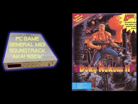 Duke Nukem II - Escape From Alien Abductors! (1993) - Akai SG01k - MIDI Soundtrack | OST