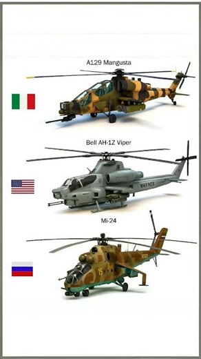 Attack Helicopters Compared: Mangusta vs. Viper vs. Hind