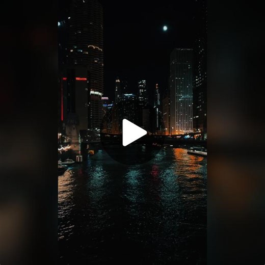 Chicago #chicago #4k #latenight #city #citylife #windycity | chicago city