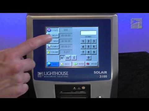 Lighthouse Solair Training Sample Setting Parameters