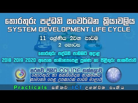 System Development Life Cycle Grade 11 | ICT Lesson 2 | Part II | Paper Discussions 2018/2019/2020