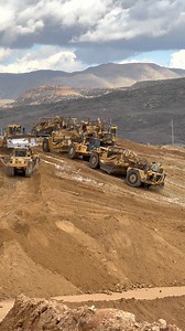 LB3 Enterprises Cat 657 scrapers with D9 and D10 dozers at work in Southern California | Awesome Earthmovers