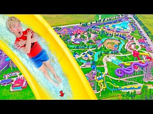 I BUILT THE BIGGEST BACKYARD WATER PARK!!