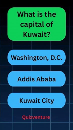 Geography Quiz: Name the World Capitals 🧠