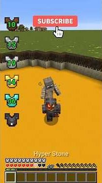 Minecraft: Which Armor Can Stop a Husk?! 😱🔥 #shorts #minecraft #gaming