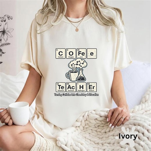 Chemistry Teacher Shirt Coffee Science Tee STEM Teacher Gift Chemistry Lover Shirt Funny Science Shirt Nerd Gift Back to School Shirt - Etsy