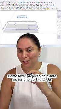 How to design a floor plan on the terrain in SketchUp #sketchup