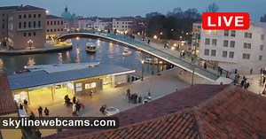 【LIVE】 Webcam Venice - Calatrava Bridge | SkylineWebcams