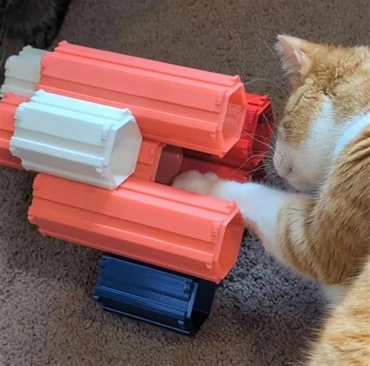 Interactive Cat Treat Puzzle Feeder - Etsy