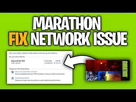 Marathon Game how to fix High Ping or network connection issues - Full Guide