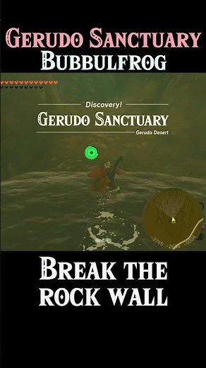 Where To Find Gerudo Sanctuary Bubbulfrog | #Zelda Tears of the Kingdom #totk