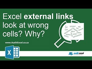 Excel external links suddenly looking at the wrong cells?