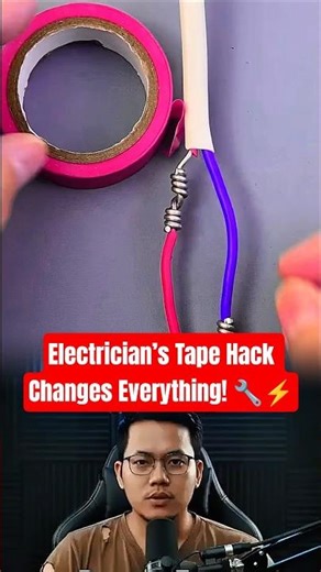 No More Tape Struggles! 😎🛠️#LifeHack #ElectricHack #SmartWire