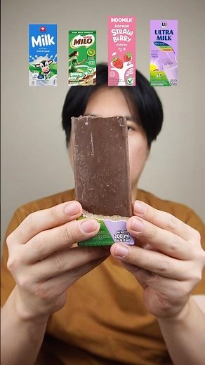 EATING MILK PUDDING WITH CHOCOLATE COATING #asmr #mukbang