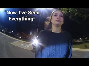 DUI Arrest: Woman With No Pants Flirts With Cop Gets Handcuffed