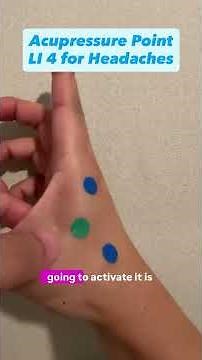 Acupressure Point LI 4 for Headaches