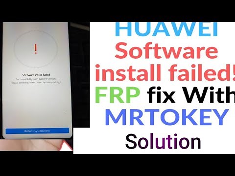 Fix Software install failed in All Huawei Phones | How To Repair Honor software Install Failed erro